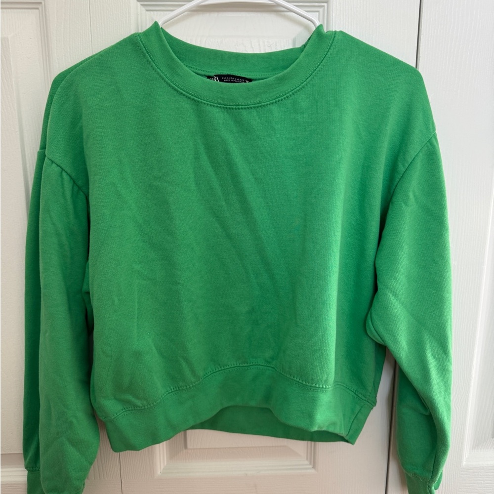 Zara Bright Green Top